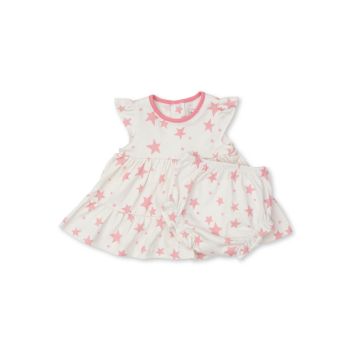 Baby Girl's Star Print Dress &amp; Bloomers Set Kissy Love
