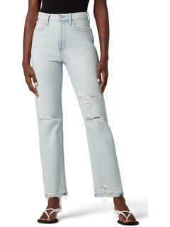 Jade High-Rise Straight Loose Fit in Aries Hudson Jeans