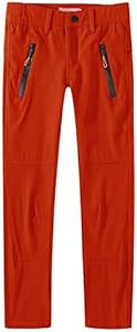 Camii Mia-Big-Girls-Fleece-Hiking-Pants-Snow Ski Waterproof Winter Warm Pants Regular Fit Causal Camii Mia