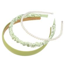 3pcs Fashion Headbands Set Pearl Hair Accessories For Women Party Unique Bargains