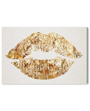 Картина на холсте Solid Kiss, 15 x 10 дюймов Oliver Gal
