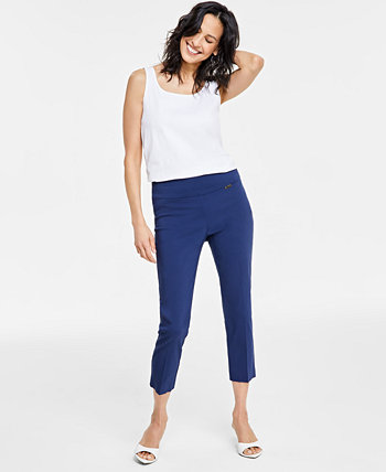 Women's Petite Tummy-Control Pull-On Capri Pants, Created for Macy's I.N.C. International Concepts