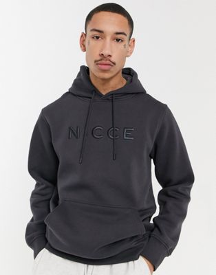 Nicce mercury hoodie in dark gray Nicce