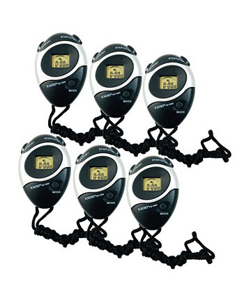 Digital Stopwatch, Set of 6 Supertek