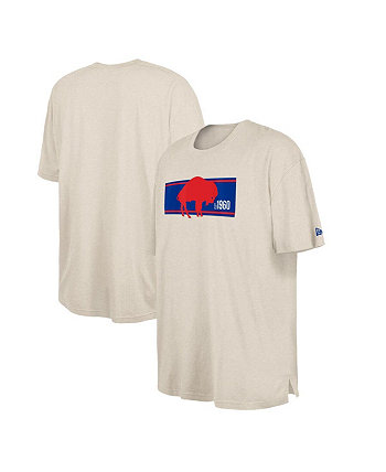 Мужская кремовая футболка Buffalo Bills Third Down Big and Tall Historic New Era