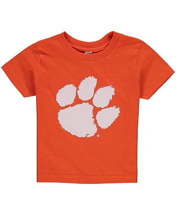 Toddler Unisex Orange Clemson Tigers Big Logo T-shirt Two Feet Ahead