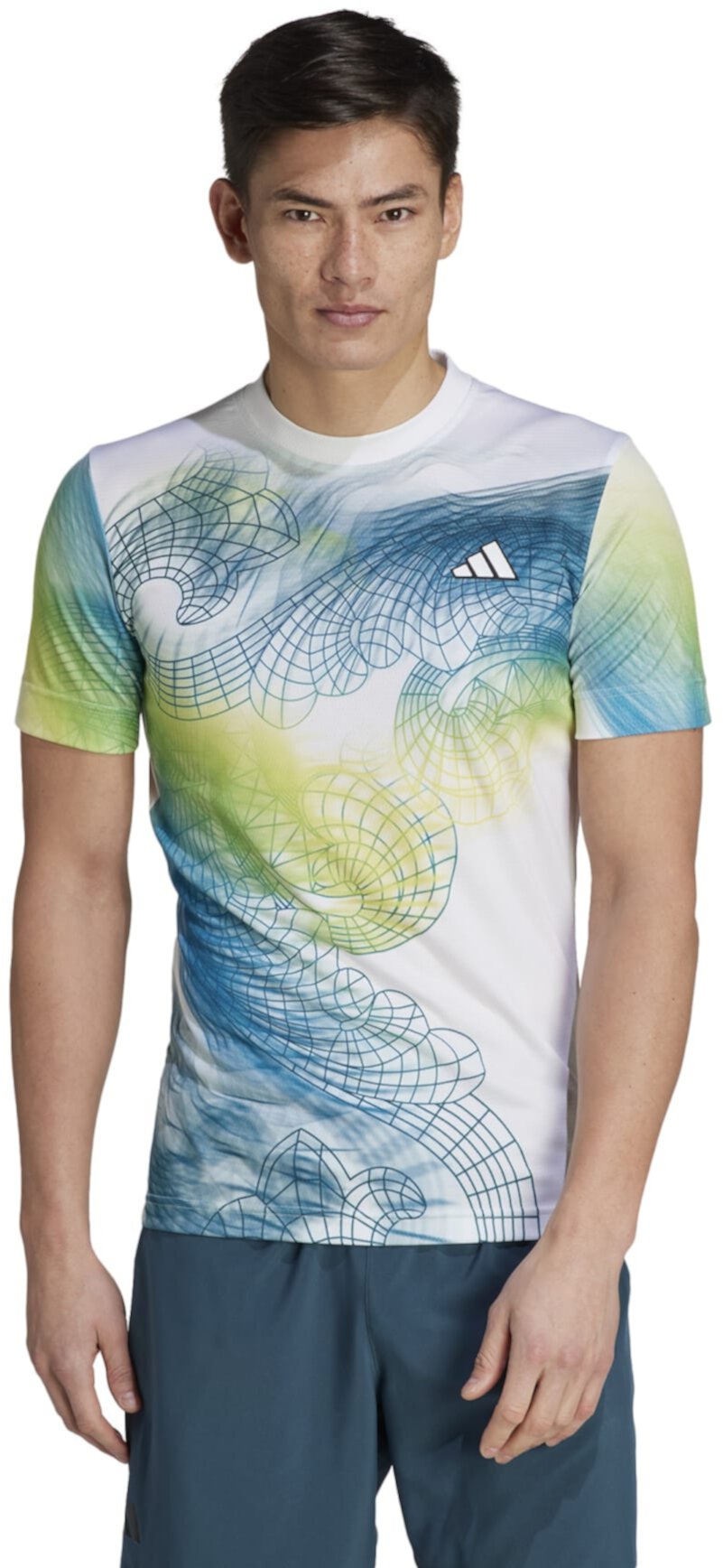 Теннисная футболка US Series с принтом для фрилифта Adidas