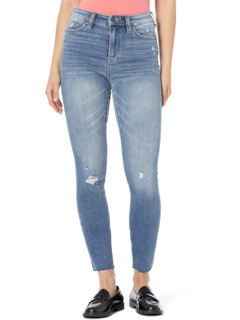 Зауженные джинсы скинни до щиколотки Abby с высокой посадкой и обрезанным краем в цвете Eckelson Liverpool Los Angeles