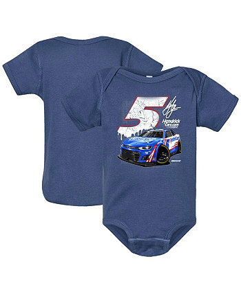 Темно-синее боди Kyle Larson Car для маленьких мальчиков и девочек Hendrick Motorsports Team Collection