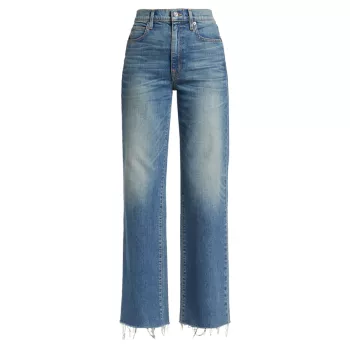 Эластичные широкие джинсы Grace с высокой посадкой SLVRLAKE
