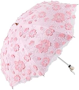 Зонт Honeystore Vintage Lace UV Sun Parasol Folding с вышивкой 3D Цветы Honeystore