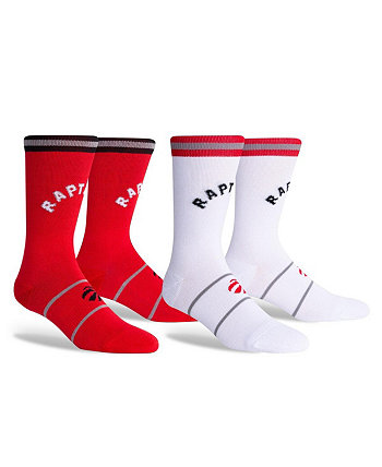 Комплект из двух пар мужских носков для дома и в гостях Toronto Raptors PKWY