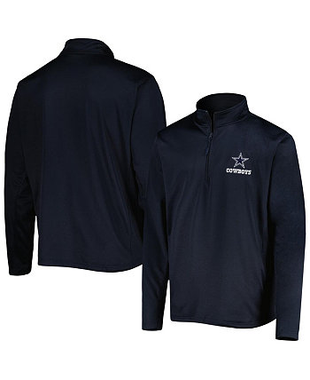 Мужская темно-синяя футболка с молнией без четверти Dallas Cowboys All-Star Tech Dunbrooke