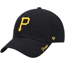 Women's '47 Black Pittsburgh Pirates Team Miata Clean Up Adjustable Hat Unbranded
