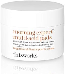 thisworks morning expert multi-acid pads: Refresh Morning Skin & Clear Acne, 60 Pads Thisworks