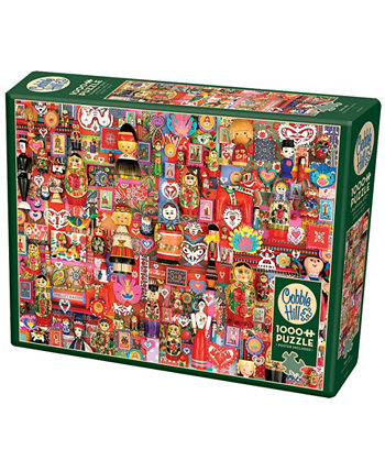 Shelley Davies - Dollies Puzzle - 1000 деталей Cobble Hill Puzzle Company