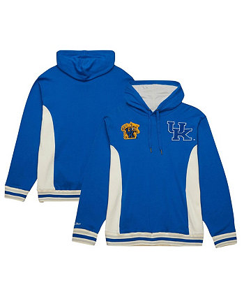 Men's Royal Kentucky Wildcats Team Legacy French Terry Pullover Hoodie Mitchell & Ness