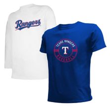 Комбинированный комплект футболок с королевской/белой футболкой Youth Stitches Texas Rangers Stitches