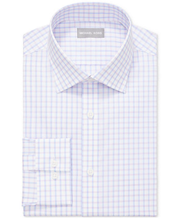 Мужская приталенная классическая рубашка стрейч с негладким покрытием для страйкбола Michael Kors