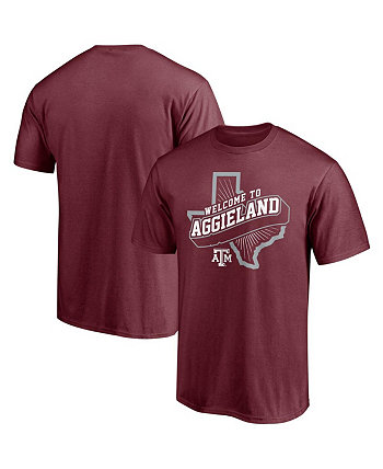 Мужская темно-бордовая футболка Texas A&M Aggies Hometown Fanatics