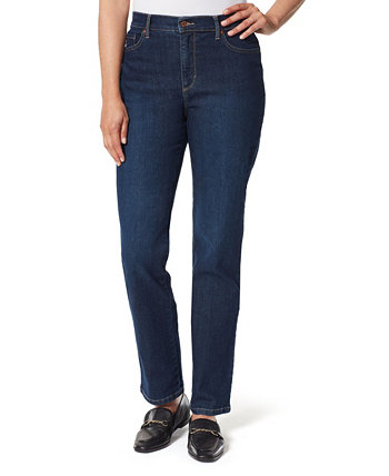 Прямые джинсы Amanda с высокой посадкой, миниатюрные и миниатюрные шорты Gloria Vanderbilt