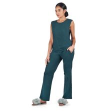 Женский комплект из трикотажных брюк и футболки свободного кроя из 100 % хлопка MEMOI