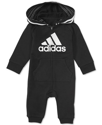 Комбинезон для малышей Adidas с капюшоном и логотипом Adidas
