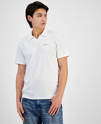Мужская трикотажная рубашка-поло с логотипом GUESS