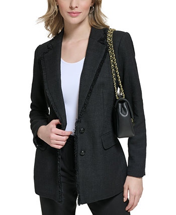 Женский пиджак с бахромой Karl Lagerfeld Paris
