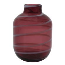 Sonoma Goods For Life® White And Purpel Swirled Vase SONOMA