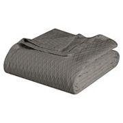 SUPERIOR Cotton All-Season Diamond Throw Blanket Superior