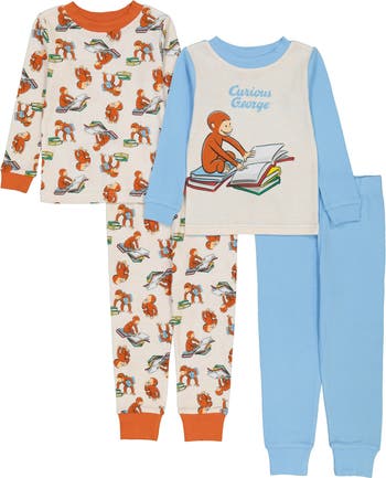 Хлопковая пижама с принтом Curious George - 2 шт. AME