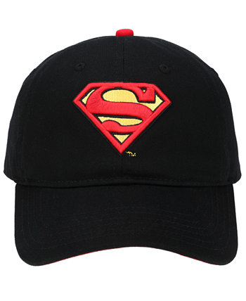 Мужская регулируемая бейсболка DC Comics Superman с низким профилем, неструктурированная шляпа для папы WARNER BROTHERS