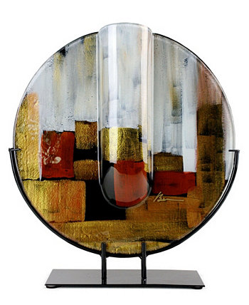 18-дюймовая круглая ваза Jasmine Art Glass