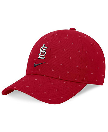 Мужская красная регулируемая кепка St. Louis Cardinals Primetime Print Club Nike