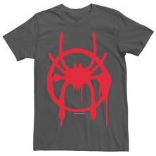 Men's Marvel Spiderverse Miles Morales Logo Graphic Tee Licensed Character