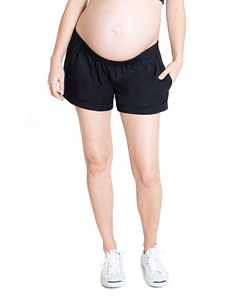Women's Maternity Elastic Waist Shorts Ingrid + Isabel