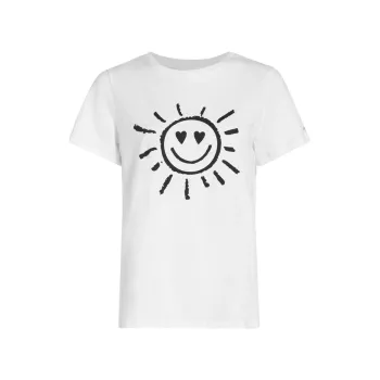 Smiling Sun Cotton T-Shirt Cinq a Sept