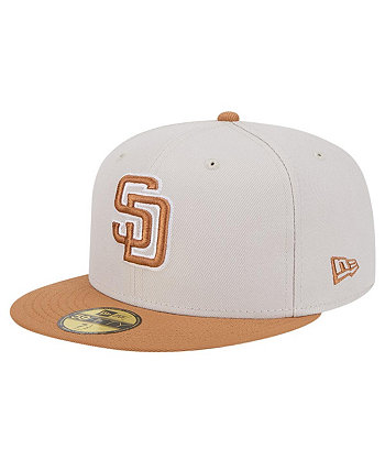 Men's Khaki/Brown San Diego Padres Two-Tone Color Pack 59FIFTY Fitted Hat New Era