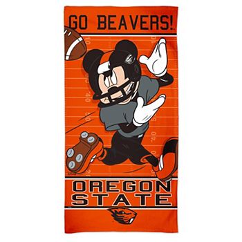 Яркое пляжное полотенце Disney Spectra с графическими изображениями Oregon State Beavers, 76 x 152 см Unbranded