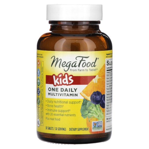 Мультивитамины Kids One Daily, 30 таблеток MegaFood