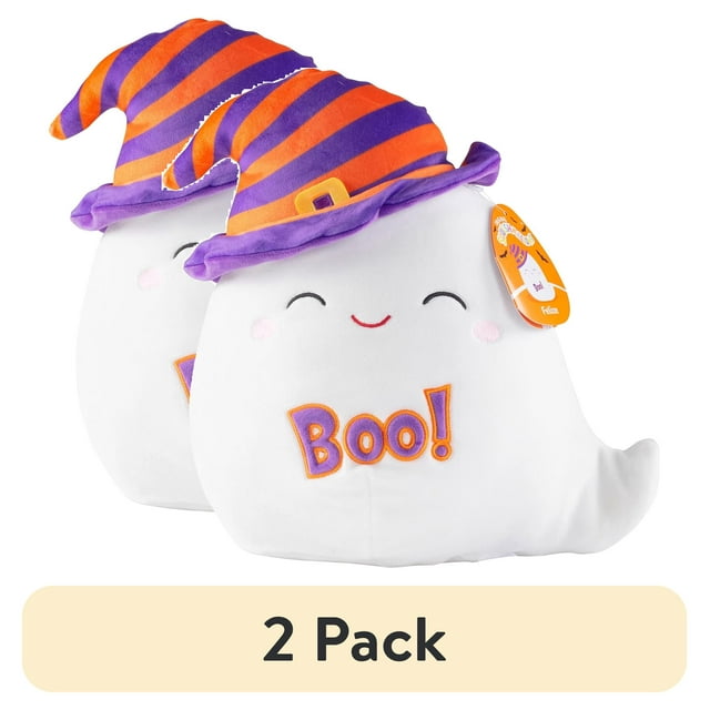 (2 pack) Squishmallows 10" Felize The Ghost - Officially Licensed Jazwares Plush - Collectible Soft & Squishy Stuffed Animal Toy - Add to Your Squad - Gift for Kids, Girls & Boys - 10 Inch Squishmallows