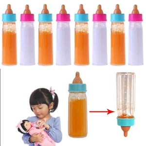 8 Pc Baby Dolls Feeding Bottle Magic Set Disappearing Milk Pretend Play Toy AllTopBargains