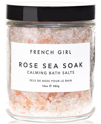 Rose Sea Soak Успокаивающие соли для ванн, 10 унций. French Girl