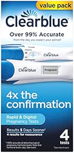 Тест на беременность Clearblue Rapid Detection, домашний набор для беременных, 2 шт. Clearblue