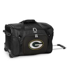 Denco Green Bay Packers 22-дюймовая дорожная сумка на колесиках Denco