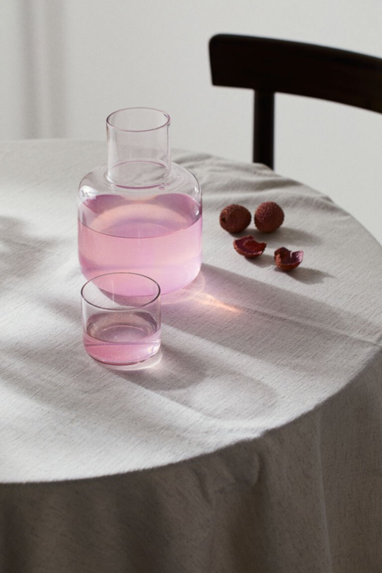 Bedside Water Carafe with Tumbler H&M