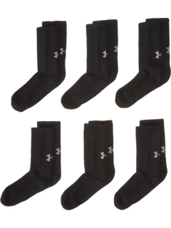 Тренировочные хлопчатобумажные носки с 6 парами (маленький ребенок / большой ребенок) Under Armour
