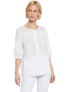 Блуза с короткими рукавами в стиле бохо NYDJ
