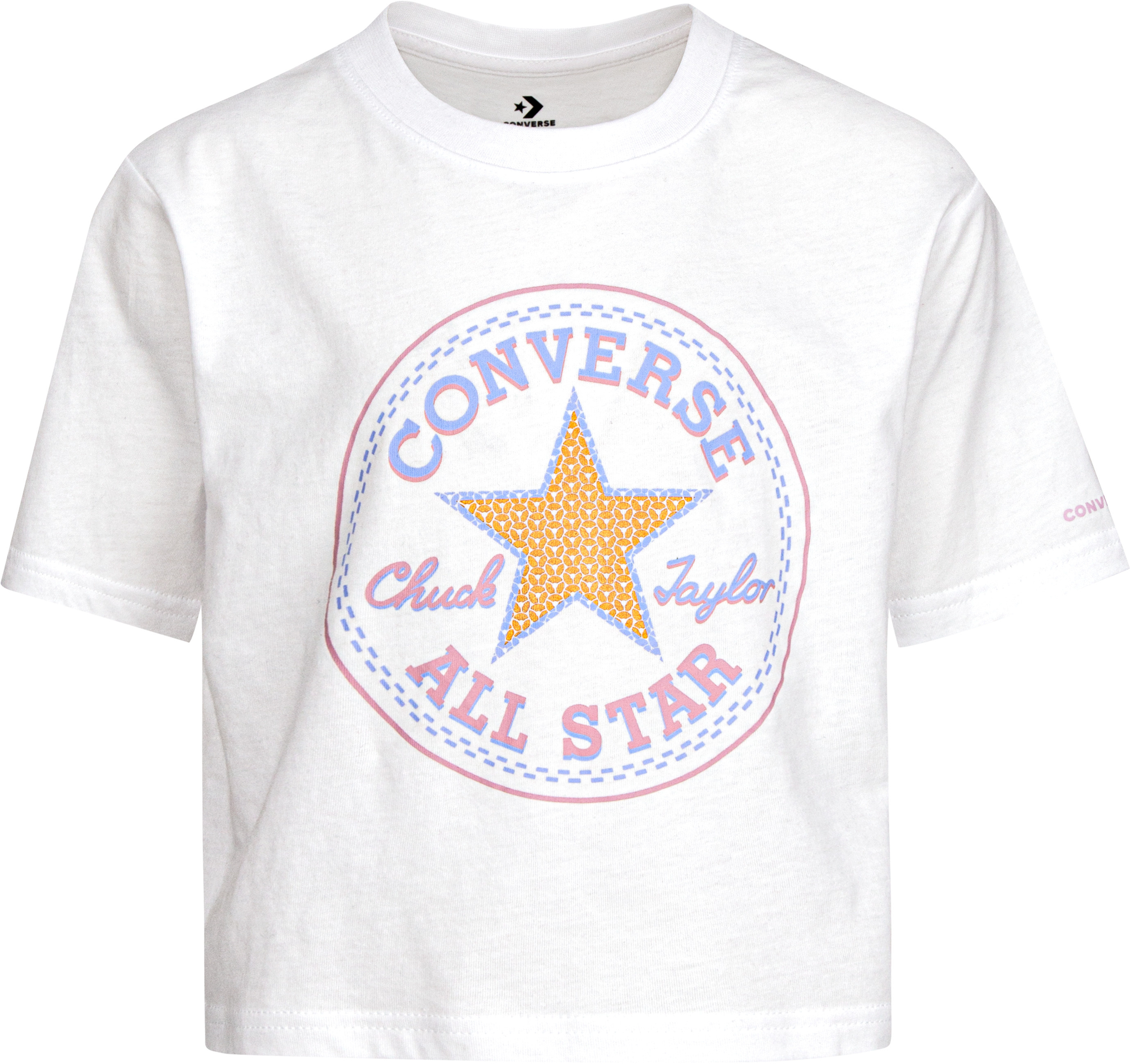 Свободная футболка Star с искусственными пайетками (Little Kids) Converse Kids